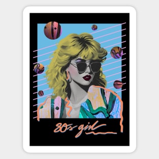 80s GIRL Sticker